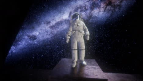Astronaut-Auf-Der-Raumstation-Im-Weltraum